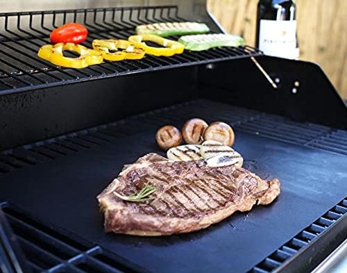 Non-Stick Reusable BBQ Grill Mats 5 Pack