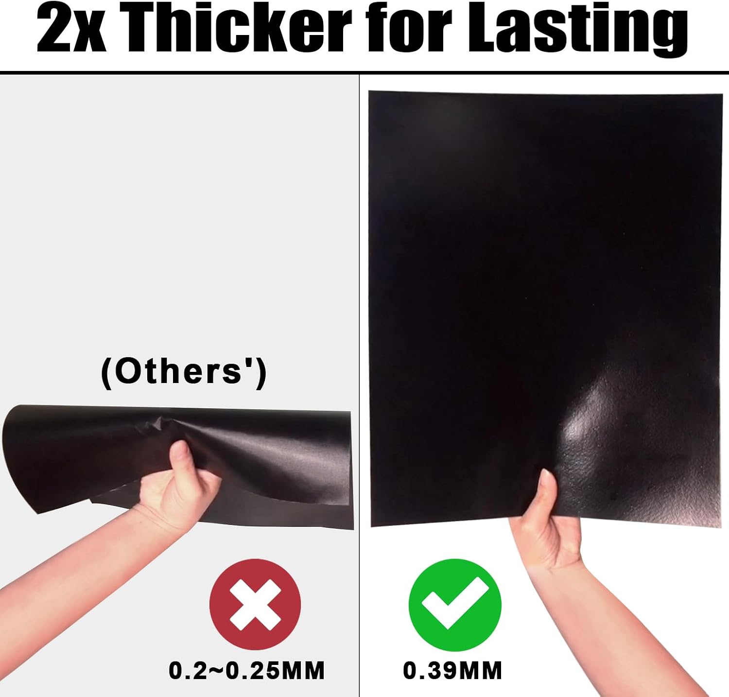 Non-Stick Reusable BBQ Grill Mats 2 Pack