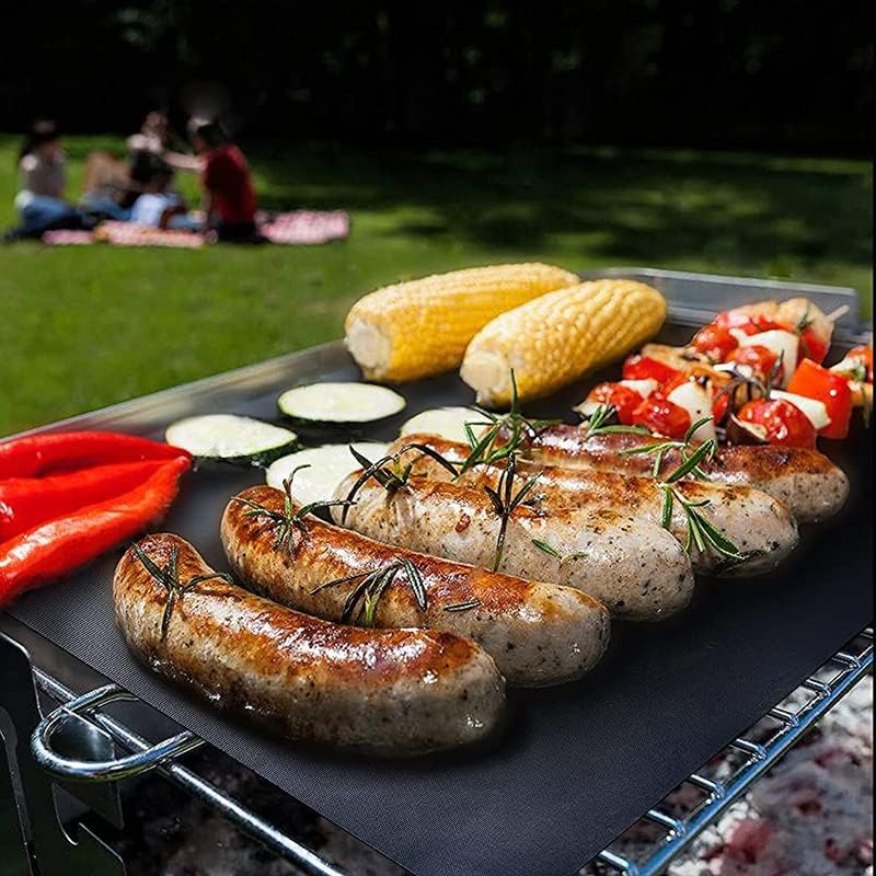 Non-Stick Reusable BBQ Grill Mats 5 Pack