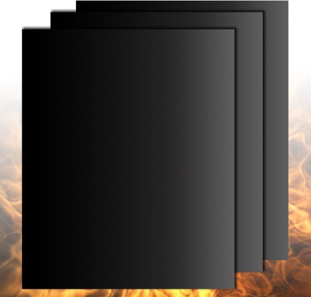 Stick Reusable BBQ Grill Mats Set of 3