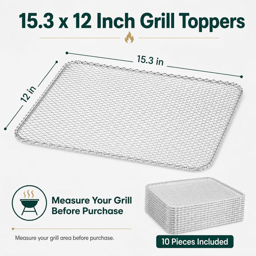 BBQ Mesh Mats 10 Pack