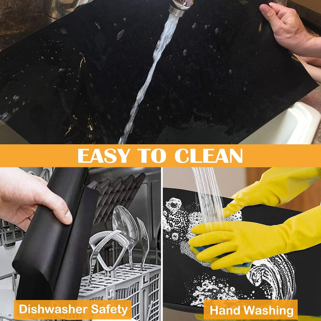 Stick Reusable BBQ Grill Mats Set of 10