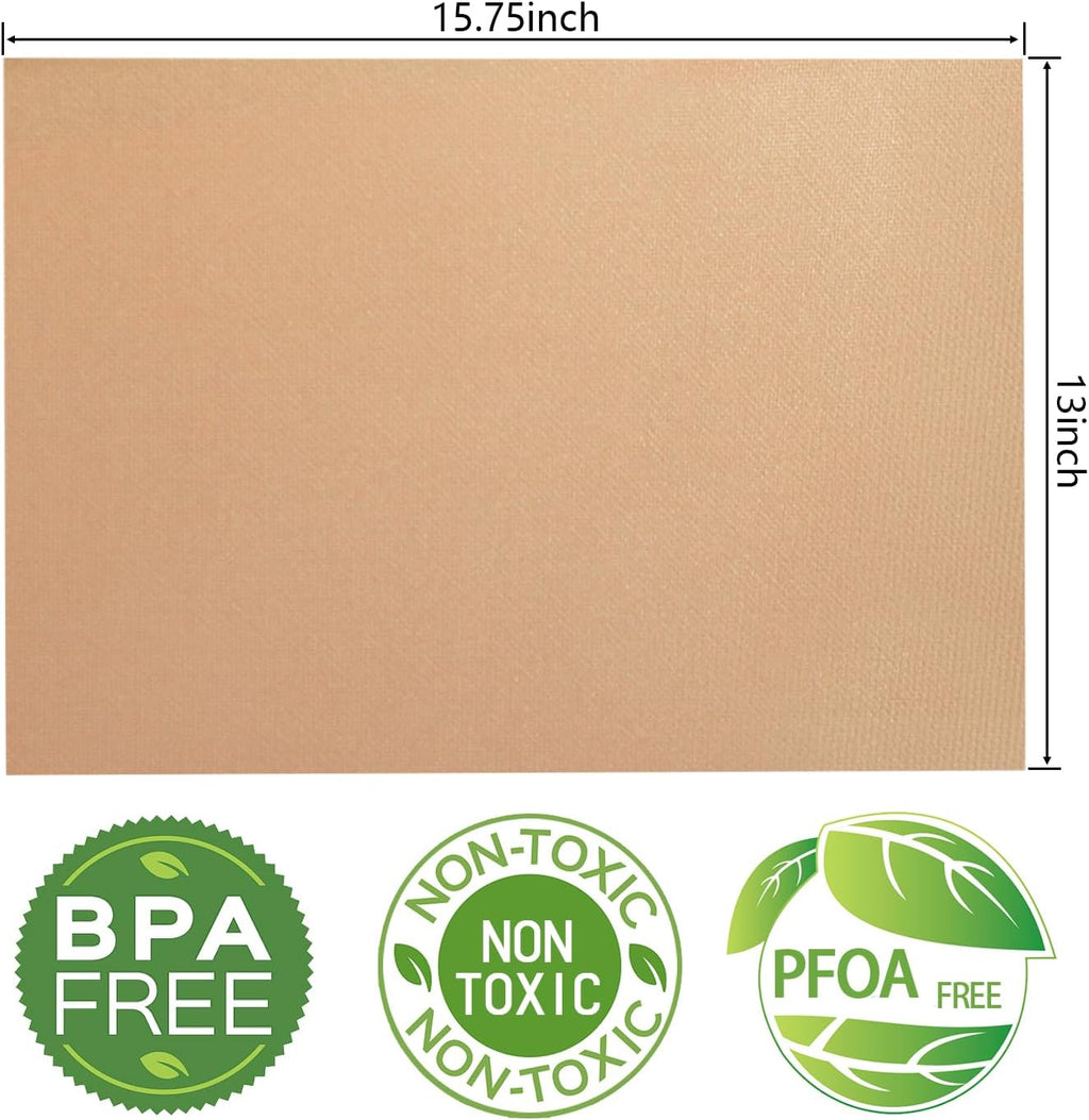 BBQ Grill Mats 6 Pack 15.75x13 Inch