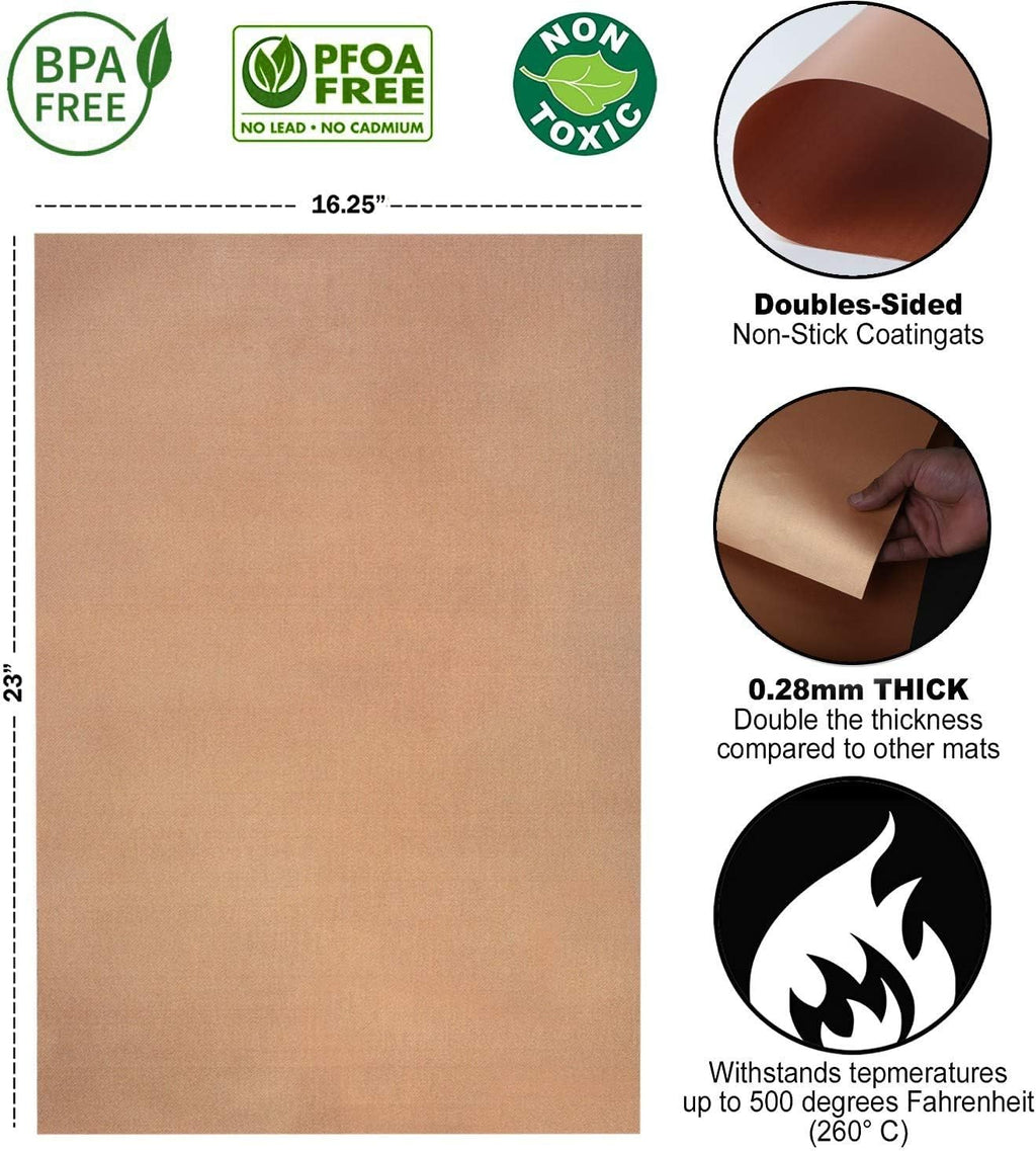 Non-Stick Reusable Oven Liners 4 Pack