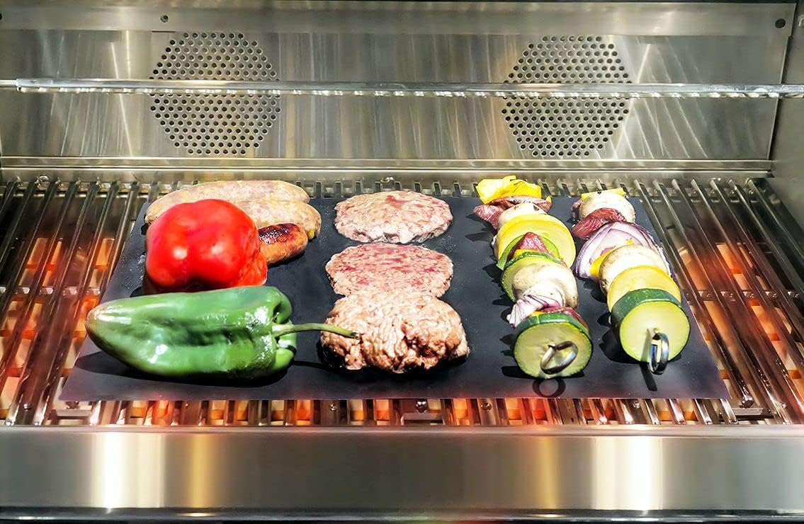 Non-Stick Reusable BBQ Grill Mats 5 Pack