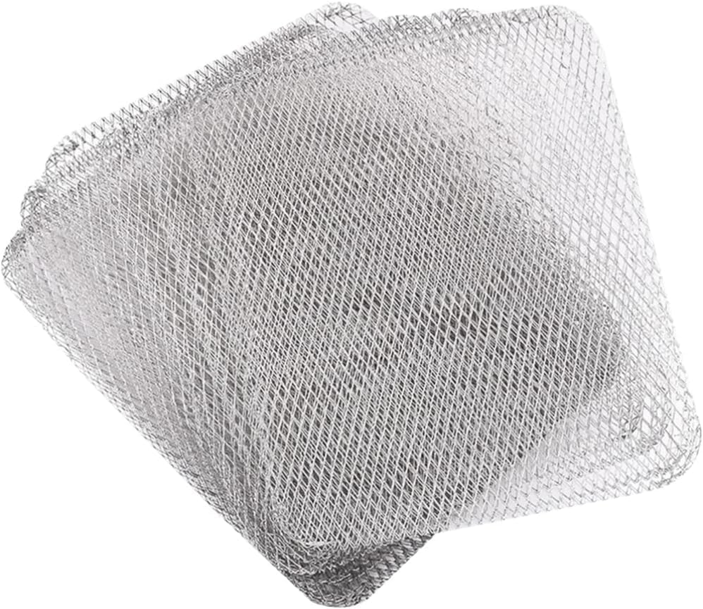 Disposable Aluminum Grill Mesh Mats 10Pcs