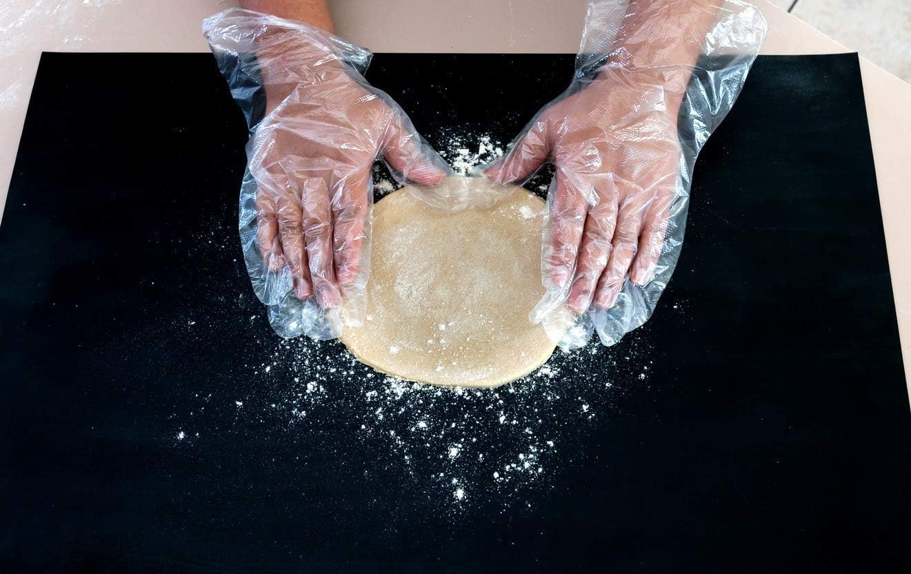 Black Non Stick Reusable Oven Liner Mats 3 Pack