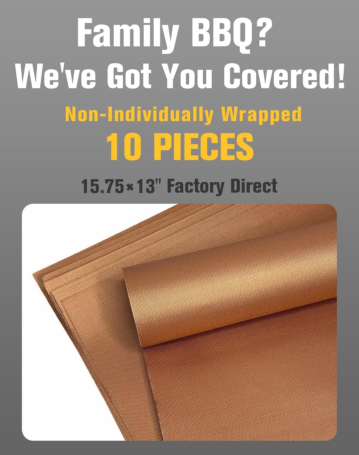 Mats 10 Pack 15.75x13 Inch