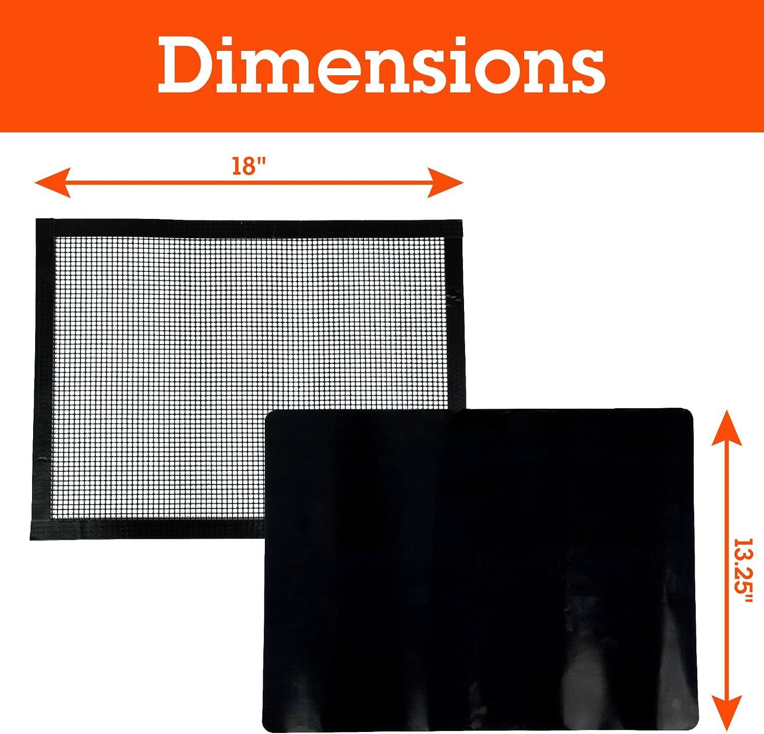Mesh Mat Combo 2 Pack 13.25"x18"