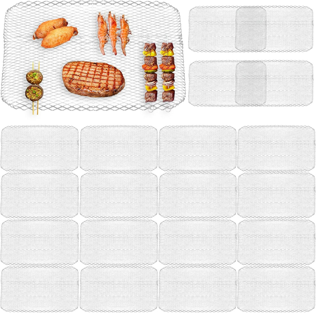 Disposable BBQ Grill Mesh Mats 20 Pack