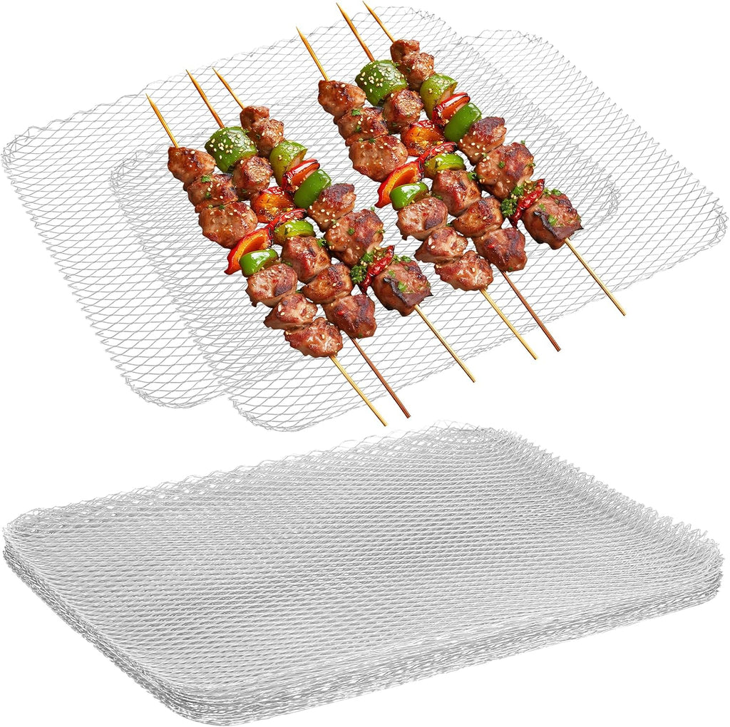 Disposable Nonstick Grill Mesh Mats 10Pcs