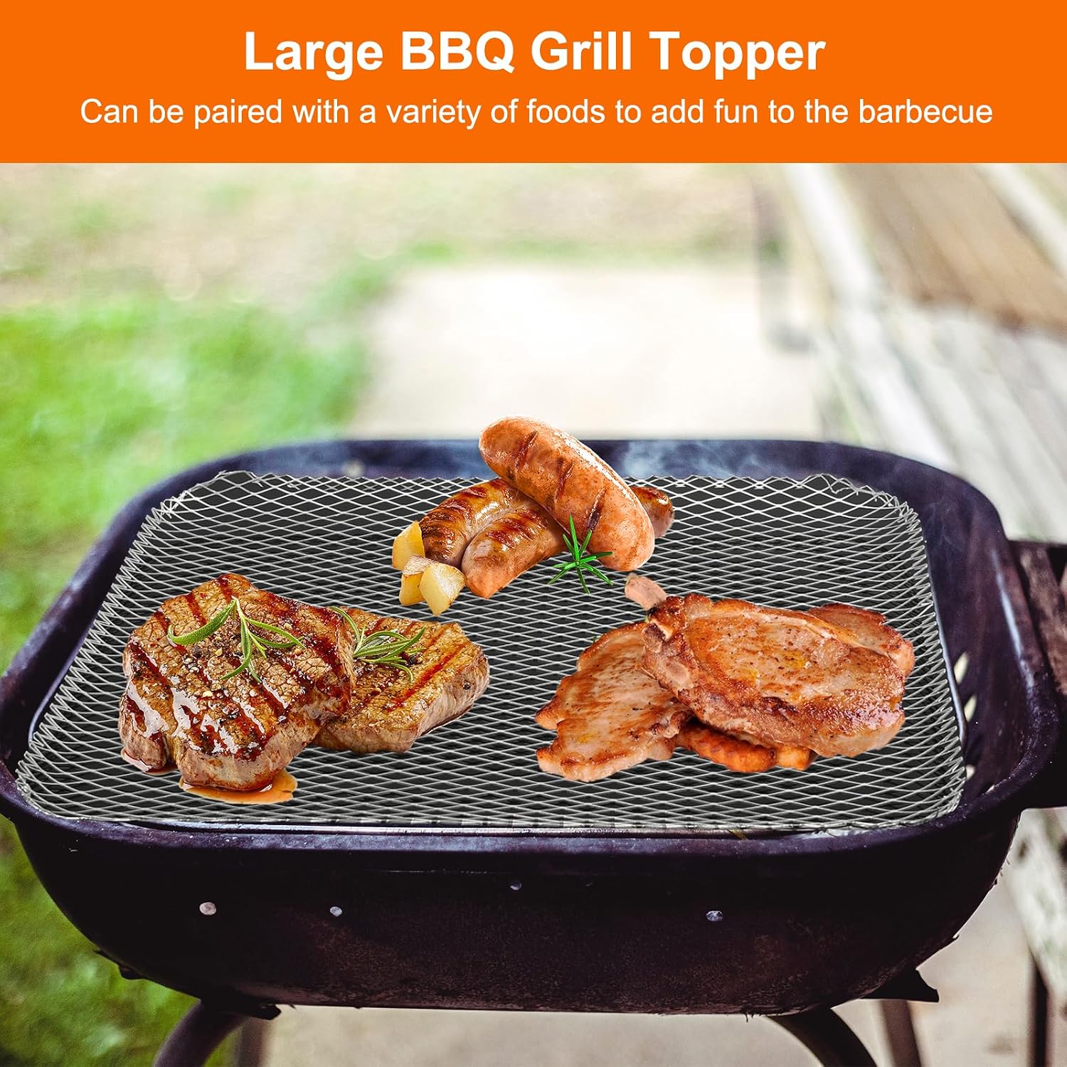 Disposable BBQ Grill Mesh Mats 10 Pack