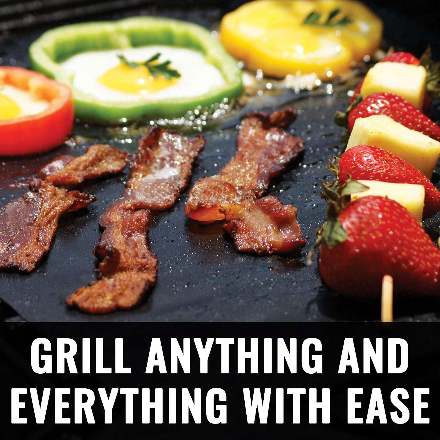 BBQ Grill Mats 6 Pack 15.75x13 Inch
