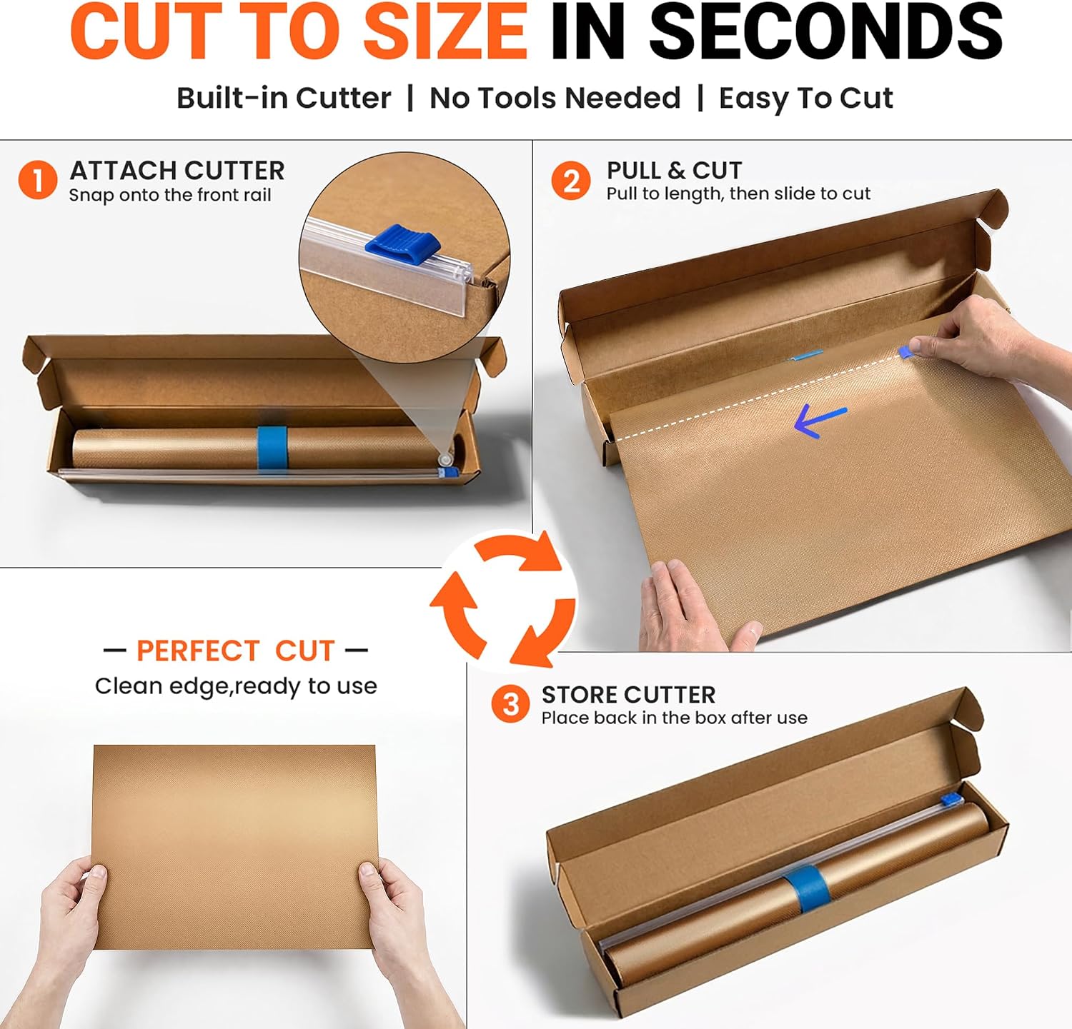 Stick Reusable Grill Mat Roll 15.75 x 100 Inch
