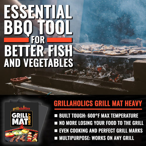 BBQ Grill Mats 6 Pack 15.75x13 Inch