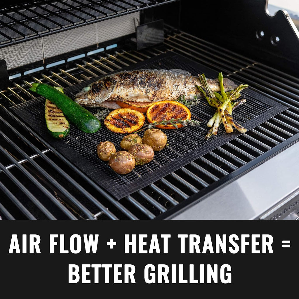 Non-Stick Grill Mesh Mats Set of 2
