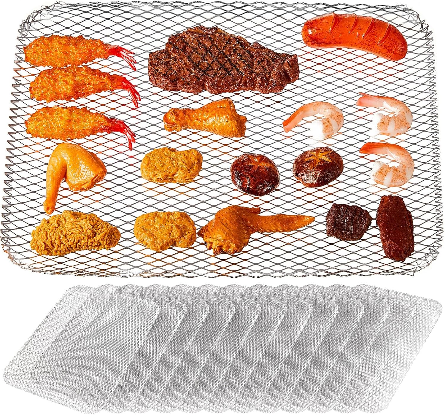 Grill Mesh Mats 30 Pcs