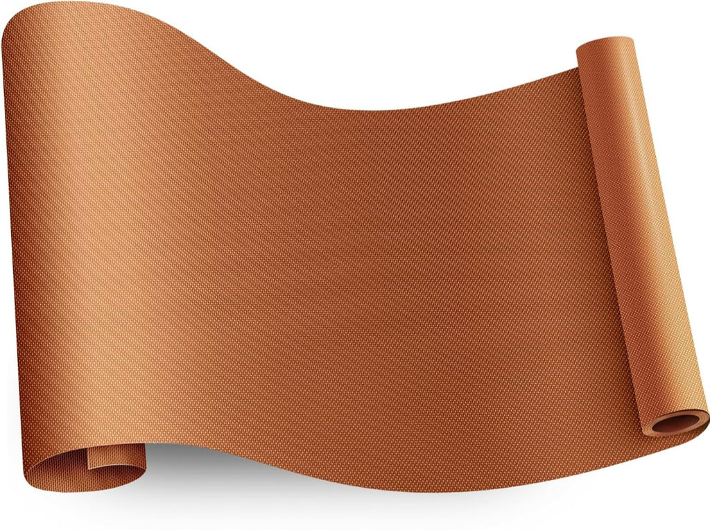 Copper Non-Stick Reusable Oven Liner Mat 17"x75"