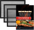 Non-Stick Reusable Grill Mesh Mats 3 Pack