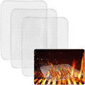 Disposable Aluminum Grill Mesh Mats 10 Pcs